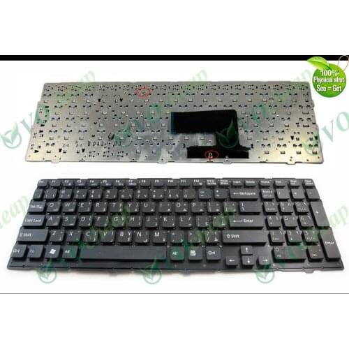 New Arabic Laptop keyboard for Sony Vaio VPC-EE VPCEE EE Series Black without Frame AR AB Version - V116646a