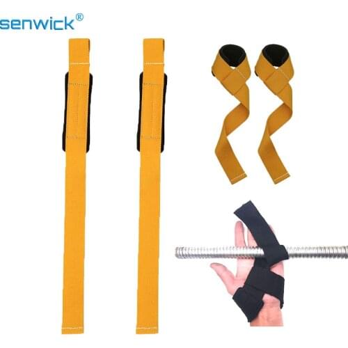 New 2pcs Fitness Wrist Wrap Bodybuilding Crossfit Gloves Weightlifting Straps Gym Dumbbell Barbell Exercise Training Tool Equipm