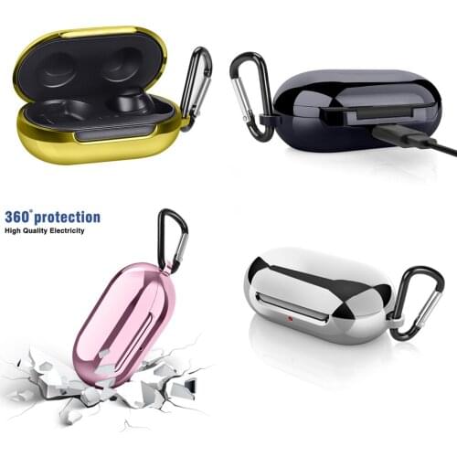 Anti-fall TPU Protective Case for Samsung Galaxy Buds 2019 Wireless Headphones Silicone Case with Charging Hole Earphone Cover