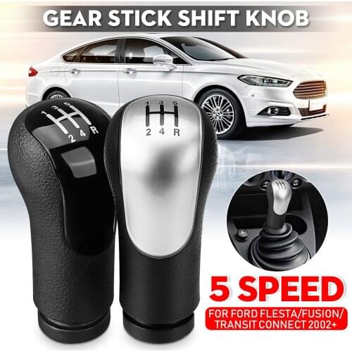 5 Speed Car Gear Shift Knob for Ford for Fiesta Fusion Transit Connect 2002+ POMO Gearshift Shifter Lever Stick Pen Head
