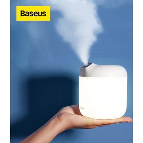 Baseus Humidifier Air Humidifier Purifying For Home Office Large Capacity Humidificador With LED Lamp Fogger Mist Maker