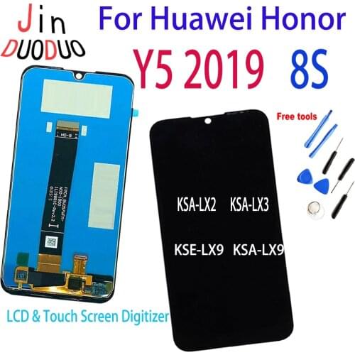 For Huawei Honor 8S AMN-LX9 AMN-LX1 Touch Screen LCD Display Assembly For Huawei Y5 2019 KSA-LX9 LCD Repair