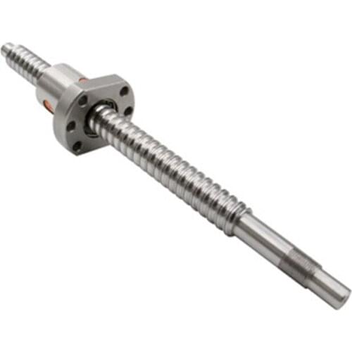 1PC Ball Screw SFU2010 2005 2004 RM2005 L1200mm + 1PC Ballnut with BKBF15 standard end machined CNC Parts