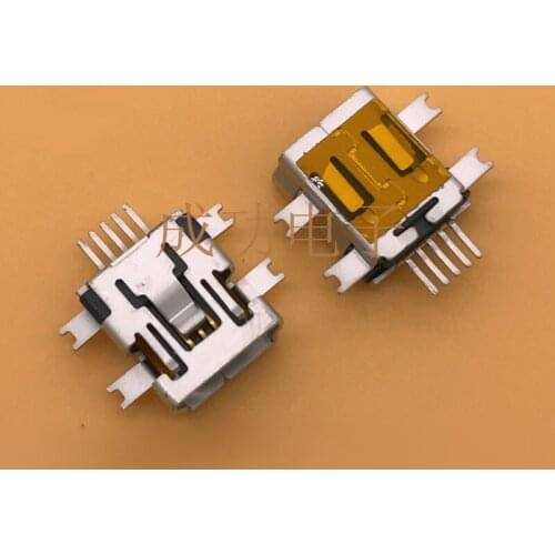 10pcs For PHILIPS MINI USB 5P FEMALE SOCKET MINI 5P USB CONNECTOR SMT