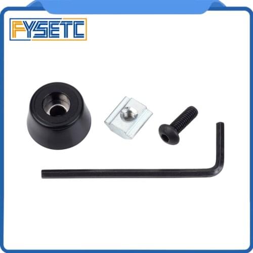 20Sets Anti-vibration Rubber Landing Mat Feet Antivibration Feet With T Sliding Nut Block Square Nuts For 2020 Aluminum Profile