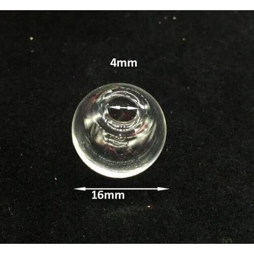 200pcieces 16x4mm glass globe orbs bubble glass dome locket glass vial pendant handmade jewelry findings empty ball