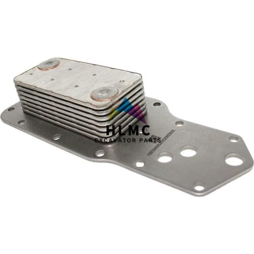 6BT5.9 PC200-6 Diesel engine heat radiator oil cooler cover 3957544 6D102-7P oil cooler cover 6735-61-2110 for sale