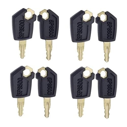 8X Heavy Equipment Ignition Loader Dozer Key 5P8500 for Caterpillar For CAT 5P8500