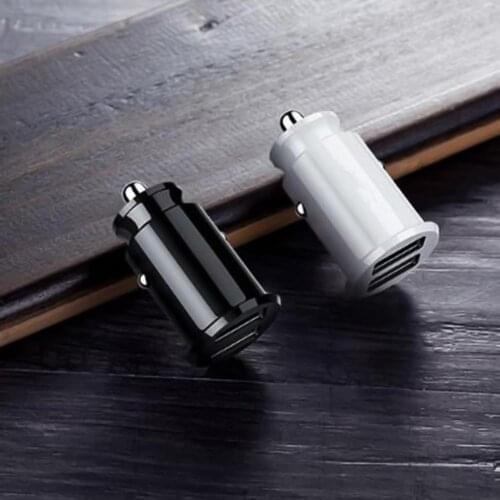3.1A Dual USB Car Charger 2 Ports LCD Display 12-24V Car Cigarete Socket Lighter Car Phone Charger for iPhone 12 11 Pro Samsung