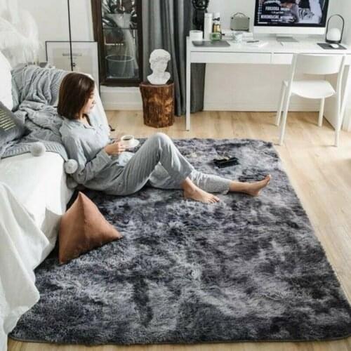 Long Plush Area Rug Soft Fake Fur Washable Non-Slip Decorative Floor Mat For Living Room Bedroom Playing Room 160*200cm