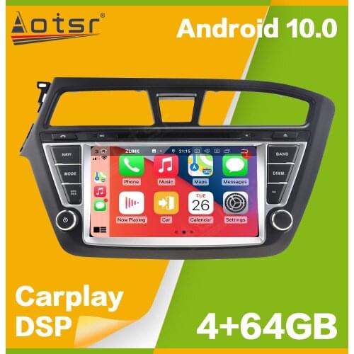 DSP Android 10 PX5/PX6 Car GPS Navigation for Hyundai I20 2014-2017 Auto Radio audio Stereo Multimedia Player Head Unit Carplay