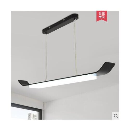 Personality creative sleigh chandelier long office lamp hanging line study office building studio aluminum acrylic lamp lights