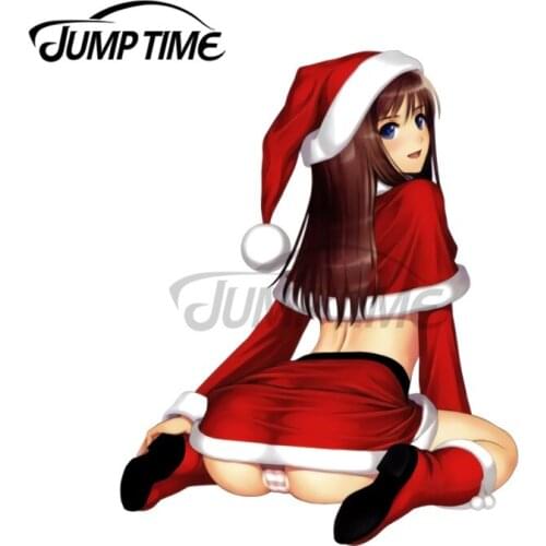 JumpTime 13 x 8.9cm For Anime Girl Trunk VAN Car Stickers Cartoon Surfboard Decoration Motorcycle Fine Decal Bumper Graphics