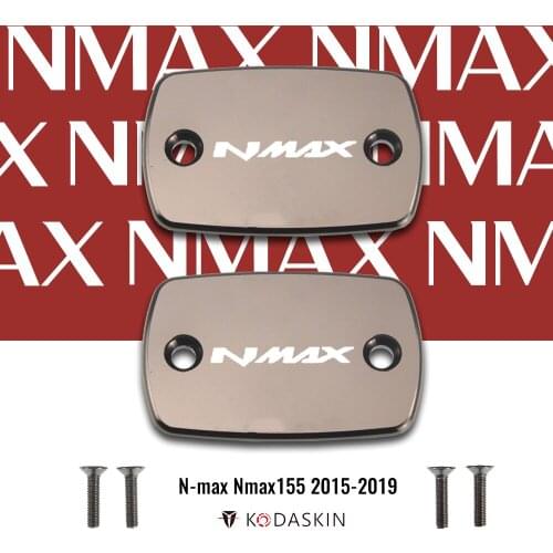 KODASKIN CNC Aluminum Brake Fluid Reservoir Tank Cap Front Brake Cap for YAMAHA N-max Nmax155 2015-2019