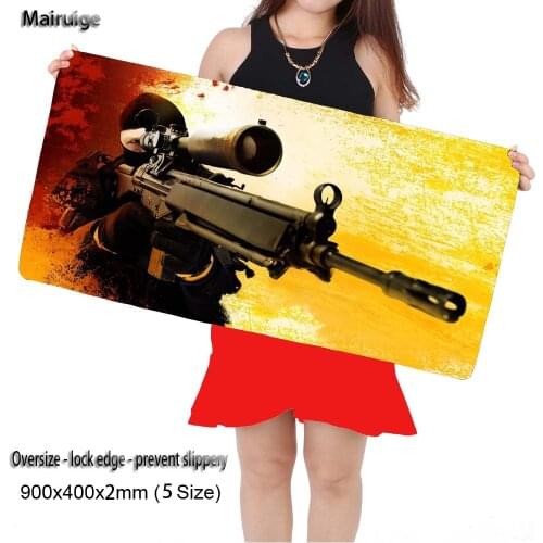 Mairuige DIY Cs Go Large Mouse Pad 900x400mm Pad To Mouse Notbook Computer Mousepad Best Smouse Mats for Cs Go DOTA2 Gamer Gift