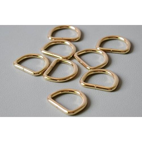 100 Pcs/Lot 1nch(25mm) Metal Heavy Duty Semicircle D Rings For Dog Collars,Clothing And Harnesses Projects Durable Metal Buckle