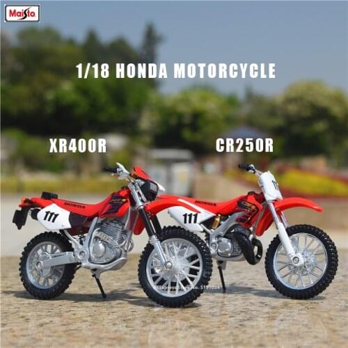 Maisto 1:18 Honda CR250R XR400R DTC BMW Ducati Moto Car original authorized simulation alloy motorcycle model toy car Collecting