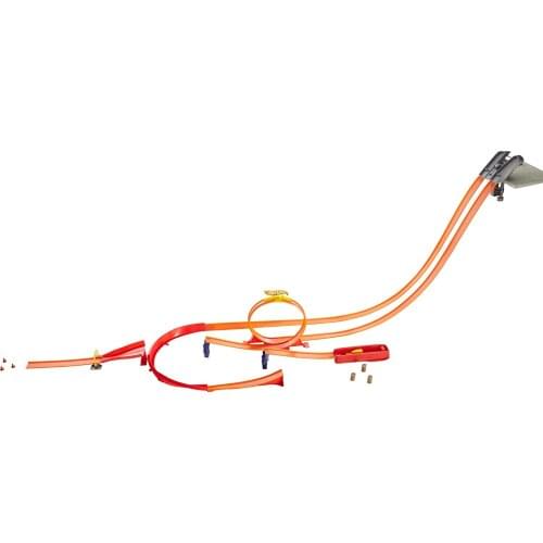 Hot Wheels High Jump Race Set - Unlimited Play Options with Links, Curves, Launchers