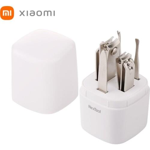 Xiaomi Stainless Steel 5-in-1 Manicure Beauty Tool Set Nail Clippers Toenail Clippers Nail File Dead Skin Push Ear Spoon Kit