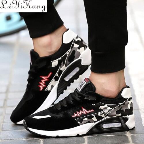 2019 New Mens Vulcanized Shoes Printing Pattern Skateboard Shoes Breathable Fashion Men Casual Platform Shoes Masculino