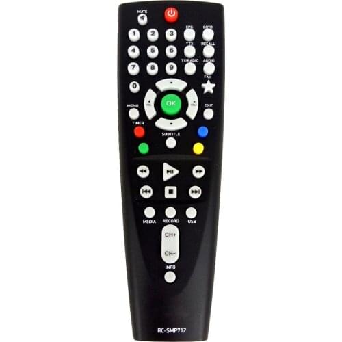 NEW Original Remote Control RC-SMP712 For BBK SMP125HDT2 Set Top Box Fernbedienung