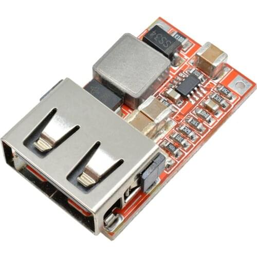 6-24V 24V 12V to 5V 3A USB Step Down Module DC-DC Converter Phone Charger Car Power Supply Module Efficiency 97.5% Buck Module