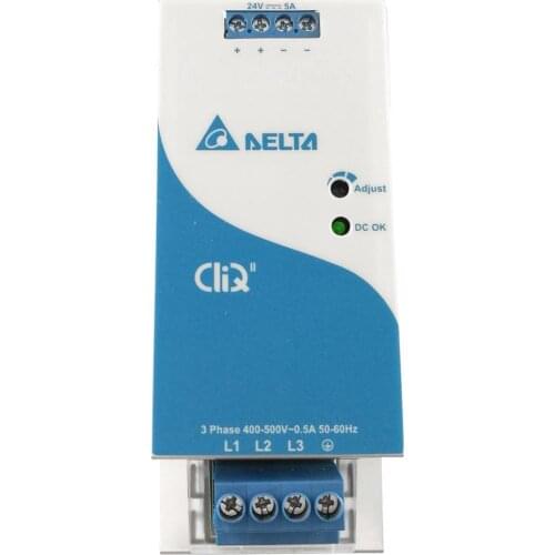 DELTA industrial power supply DRP024V120W3BN, 4v120W rail type DC power supply, output power 120W