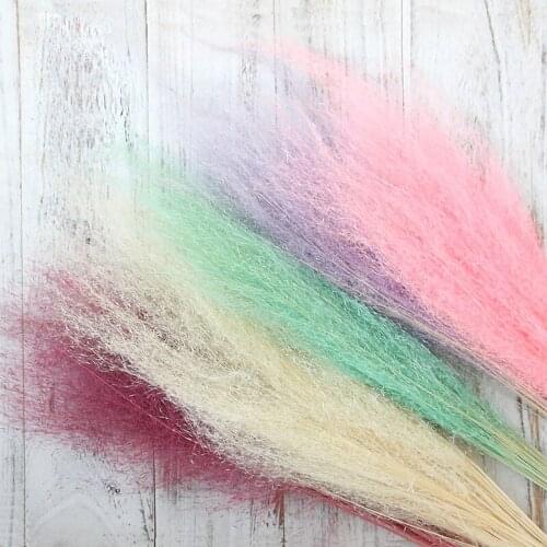 40-55cm Pink White Pampas Grass Decor Living Room Home Decor Wedding Supplies Accessories Natural Dried Flowers Decoration