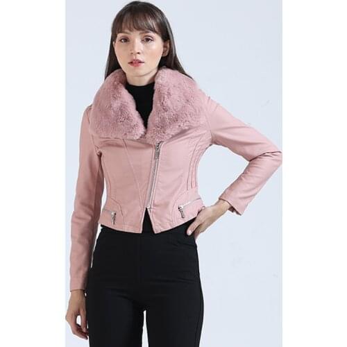 SANTELON Women's Jackets With Fur