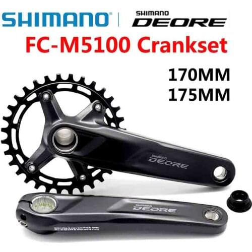 SHIMANO DEORE FC M5100 Crankset M5100 1x11-Speed 2x11-Speed 30T 32T 170MM 175MM