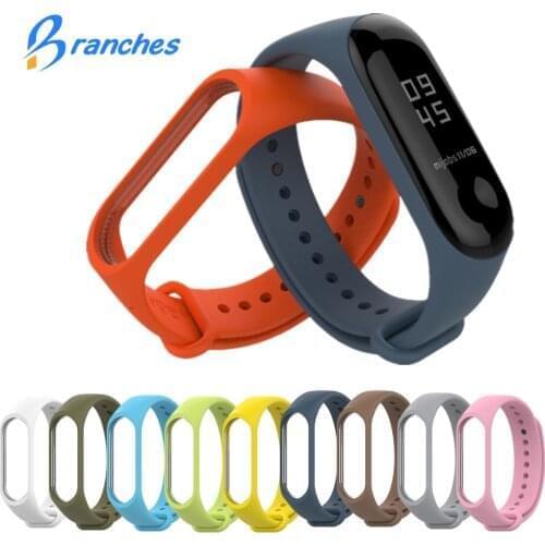 Bracelet for Xiaomi Mi Band 3 Sport Strap watch Silicone wrist strap For xiaomi mi band 3 accessories bracelet Miband 3 Strap