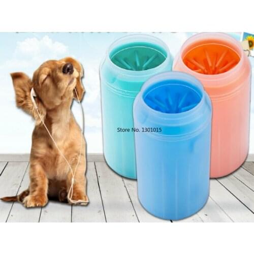 Pet Supplies New Style Pet Foot Wash Cup Foot-Washing Machine Dog Supplies Comb Pet Groomer Bath Brush dog grooming glove