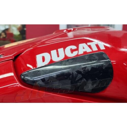 Tank Corner Side Guard Cover Crash Protector For Ducati V4 V4S Streetfight v4 Full Carbon Fiber Forged 100