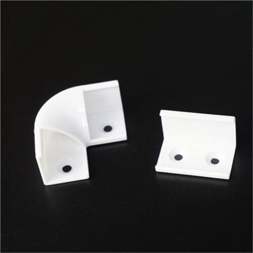 Corner profile connector ,90 degree and 180 degree link for 16mm wide half round 45 degree strip aluminium profile