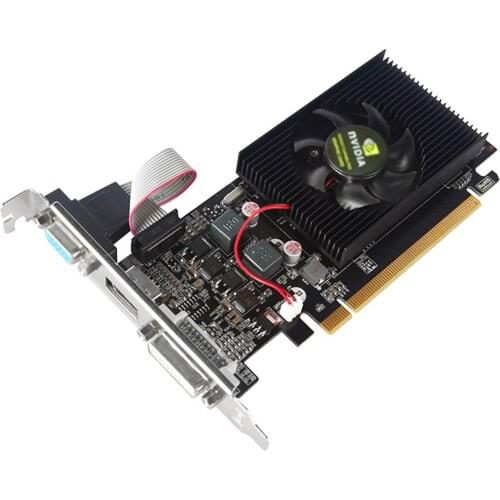 GT210 1GB 64Bit Video Card NVIDIA GT210 512M DDR2 Graphics Cards GPU Desktop PC Screen Computer Map ATX MATX HTPC VGA