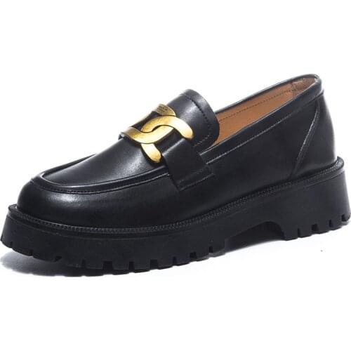 Women Spring 2021 New Designer White Thick-soled Ladies Sneakers Genuine Leather Casual Trend Girl Shoes Students Party Shoes