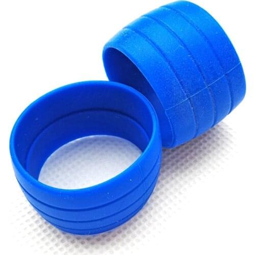 1 Pair Bike Silicone Elastic Strap Fixing Ring Anti-Skip Plugs Waterproof Wear Resistant Strap Silicone Loops for Road Bike Bar Tape YS-BUY