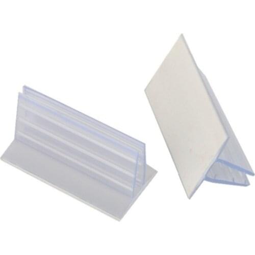 16pcs PVC Supermarket Self Adhesive Poster Picture Sign Stand Promotion Price POP Card Label Frame Placecard Holder