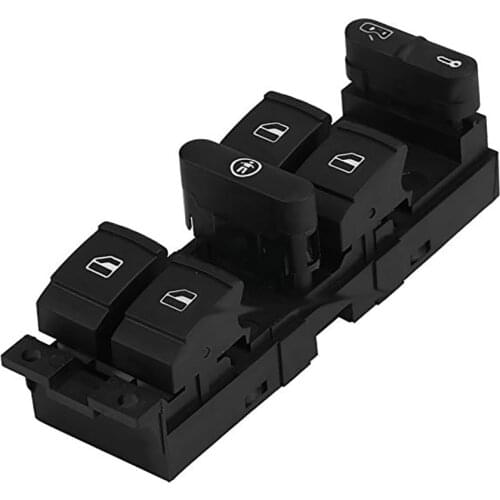 1J4959857B Electric Power Window Lifter Control Switch Side Regulator Panel For VW Jetta VW Passat VW Golf 4 Door 2000-2005