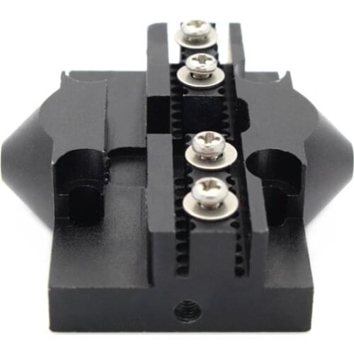 3D printer aluminium Slide M3 Tackle 20*20mm Effector for Reprap Delta Kossel mini carriage work with Closed Loop Belt