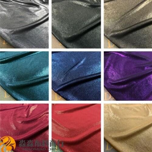 3M 2018 Spring And Summer Stretch Fabric Electro-Optic Color Flash Point Hot Stamping Soft Metallic Evening Dress Skirt Fabric