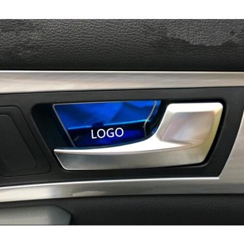 4PCS Stainless Steel Interior Doors handle Bowl Protective Cover For Great Wall Haval H2 H6 2014 15 1617 8 19CAA091