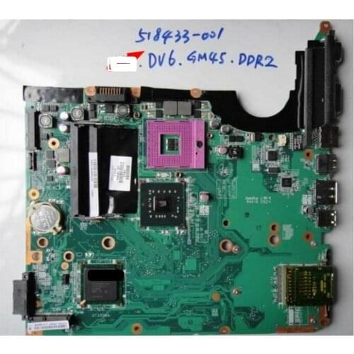 518433-001 lap DV6 GM45 connect board connect with motherboard full test lap connect board