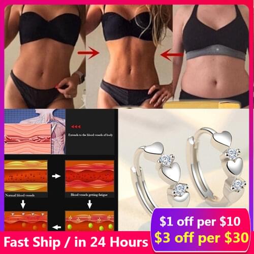6 pcs Magnetic Slimming Earrings Lose Weight Magnetic Health Jewelry Acupoints Earring Magnetic Therapy weight loss