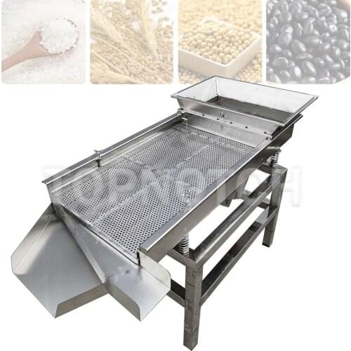 Electric Grain Screening Machine Corn Soybean Wheat Rice Rapeseed Peanut Screener Vibration Separation Cleaner