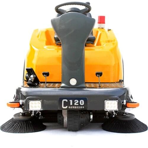Electric industrial ride on cleaning machine floor sweeper for sale