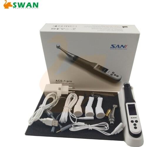 Wireless Endomotor with Apex Locator Sani Dental Endodontic Instruments/Endodontic Motor Reciprocating with 1:1 Contra Angle Tip