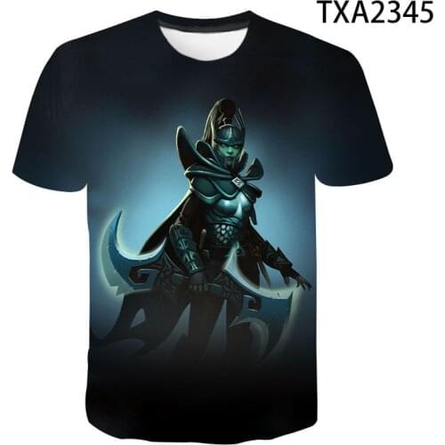 2020 Men Women Children Dota 2 T Shirt Moba Game 3D Printed Tee Summer Short Sleeved Tops Cool Boy Girl Kids Streetwear T-shirt