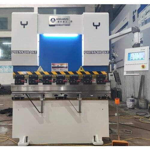Customized small press brake 30T1600 bender folder TP10S hydraulic press brake bending machine for 2.5mm carbon steel aluminum