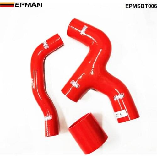 Racing Silicone Turbo Intercooler Y- Pipe Hose kit For Subaru WRX GDA/GGA 2.0 00-07 (3pcs) EPMSBT006